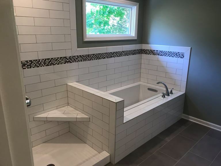 Luxury bathroom remodeling project