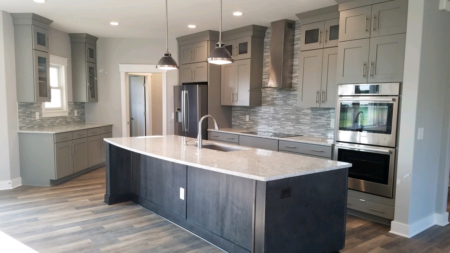 Luxury countertop finish in kitchen