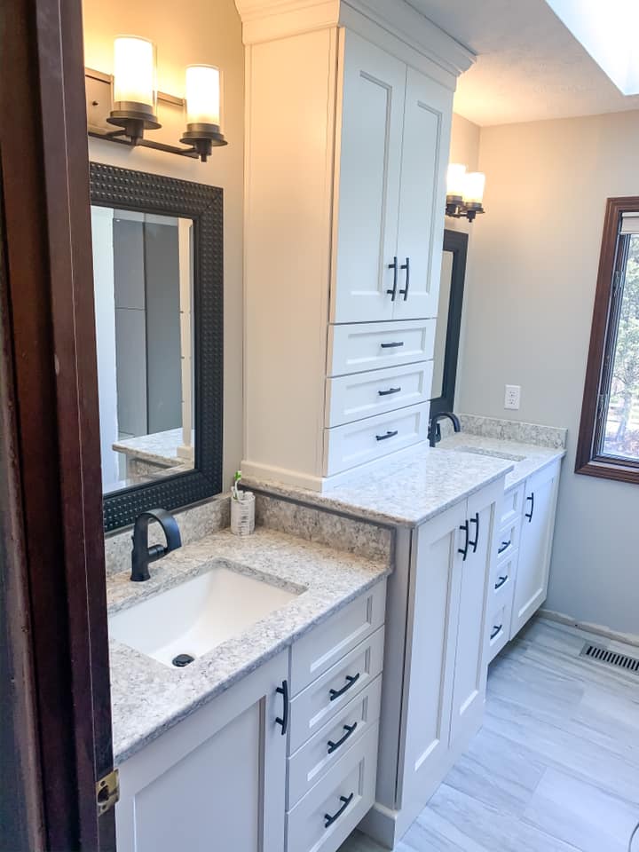 Powder room refresh — Carlisle, OH