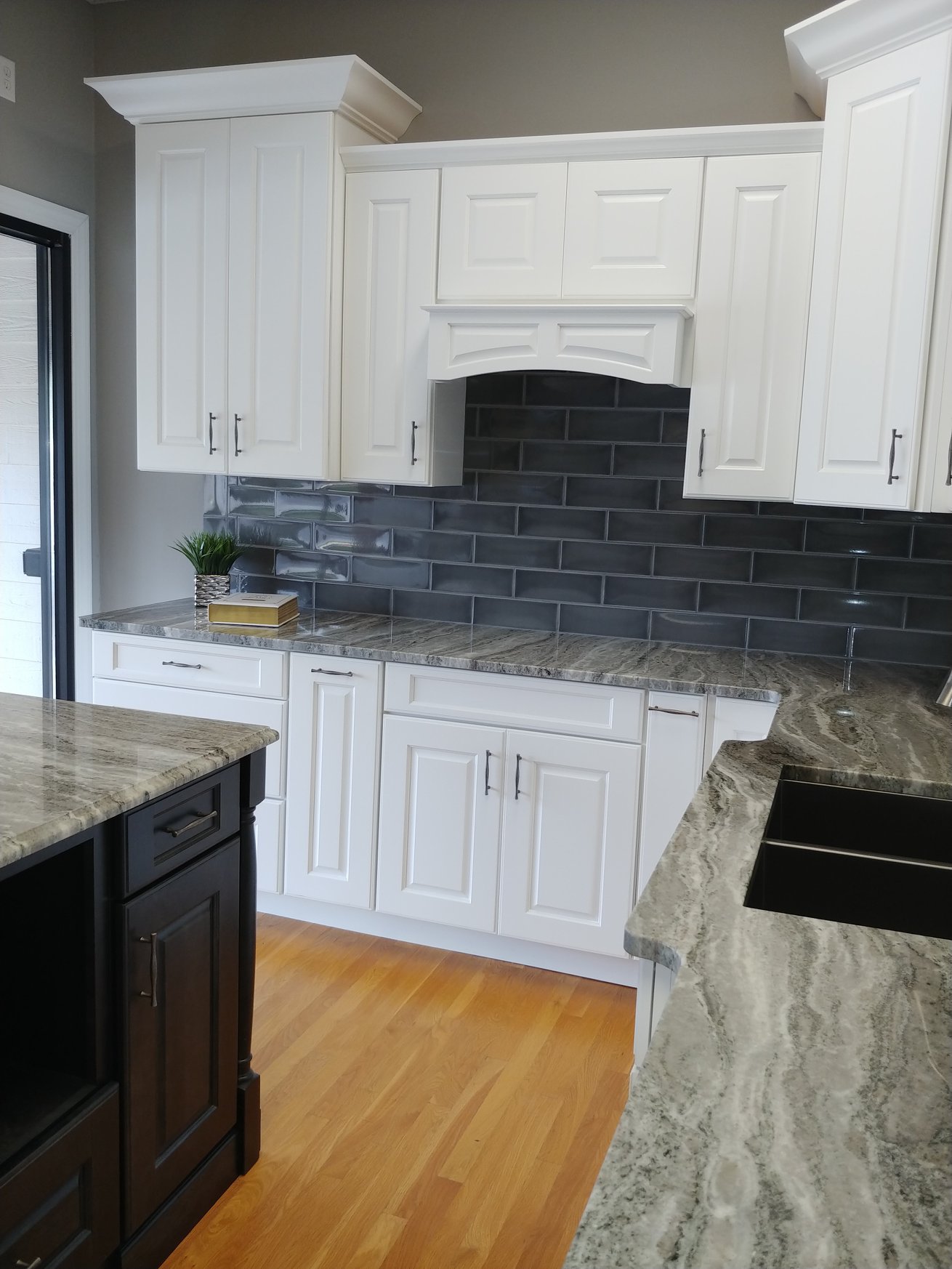 Bright kitchen remodel with custom finishes