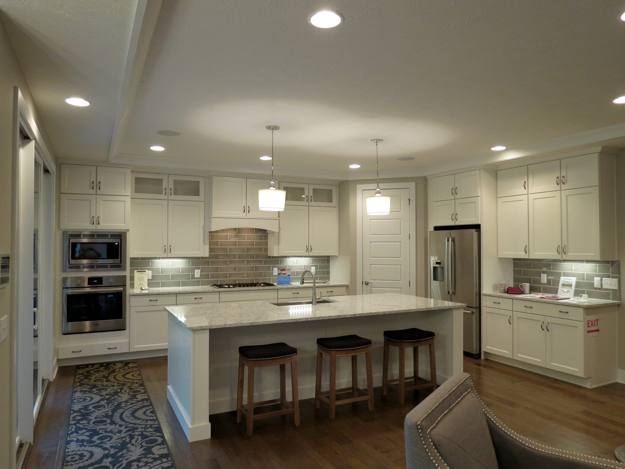 Luxury countertop finish in kitchen