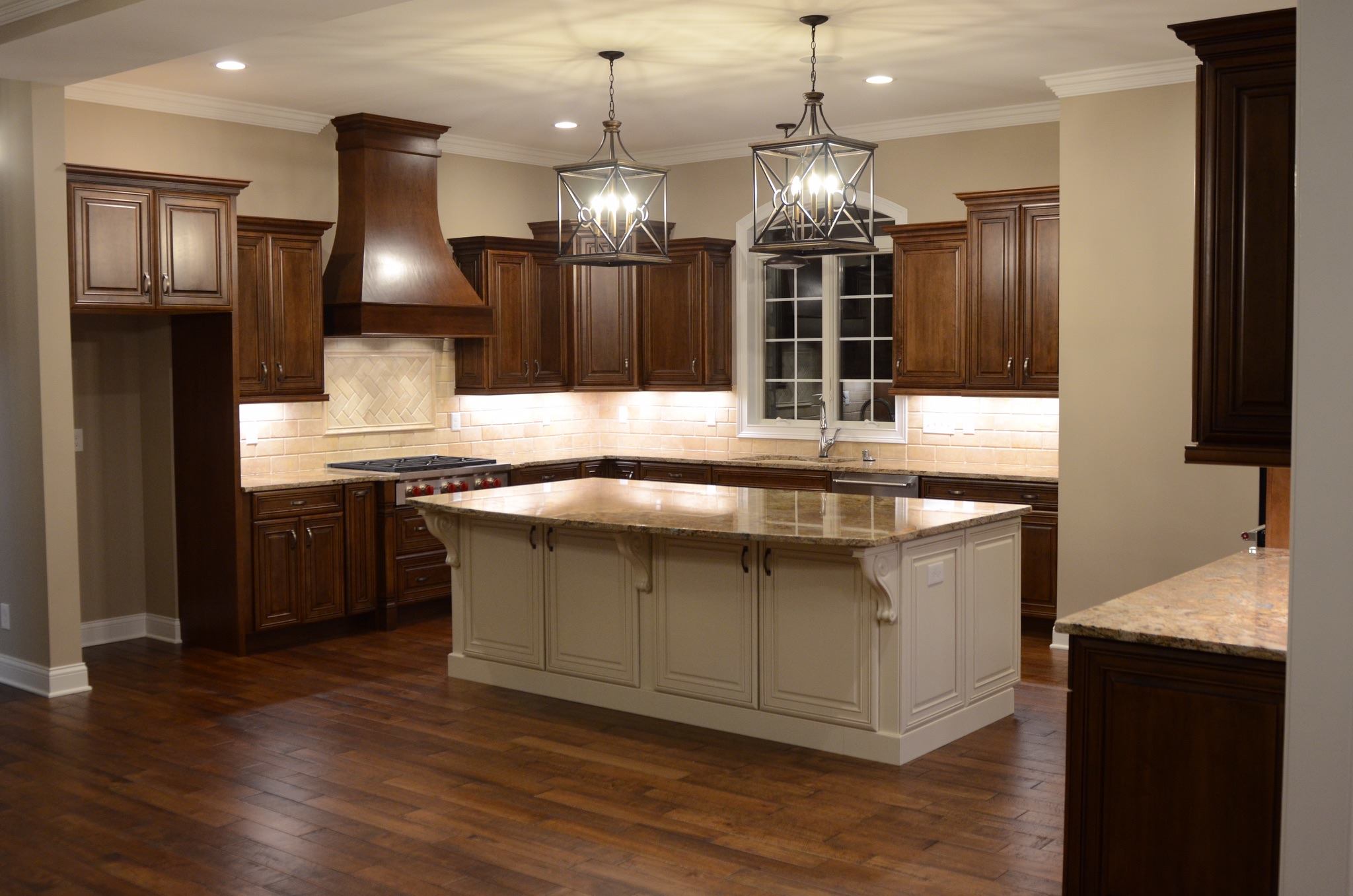 Bright kitchen remodel with custom finishes